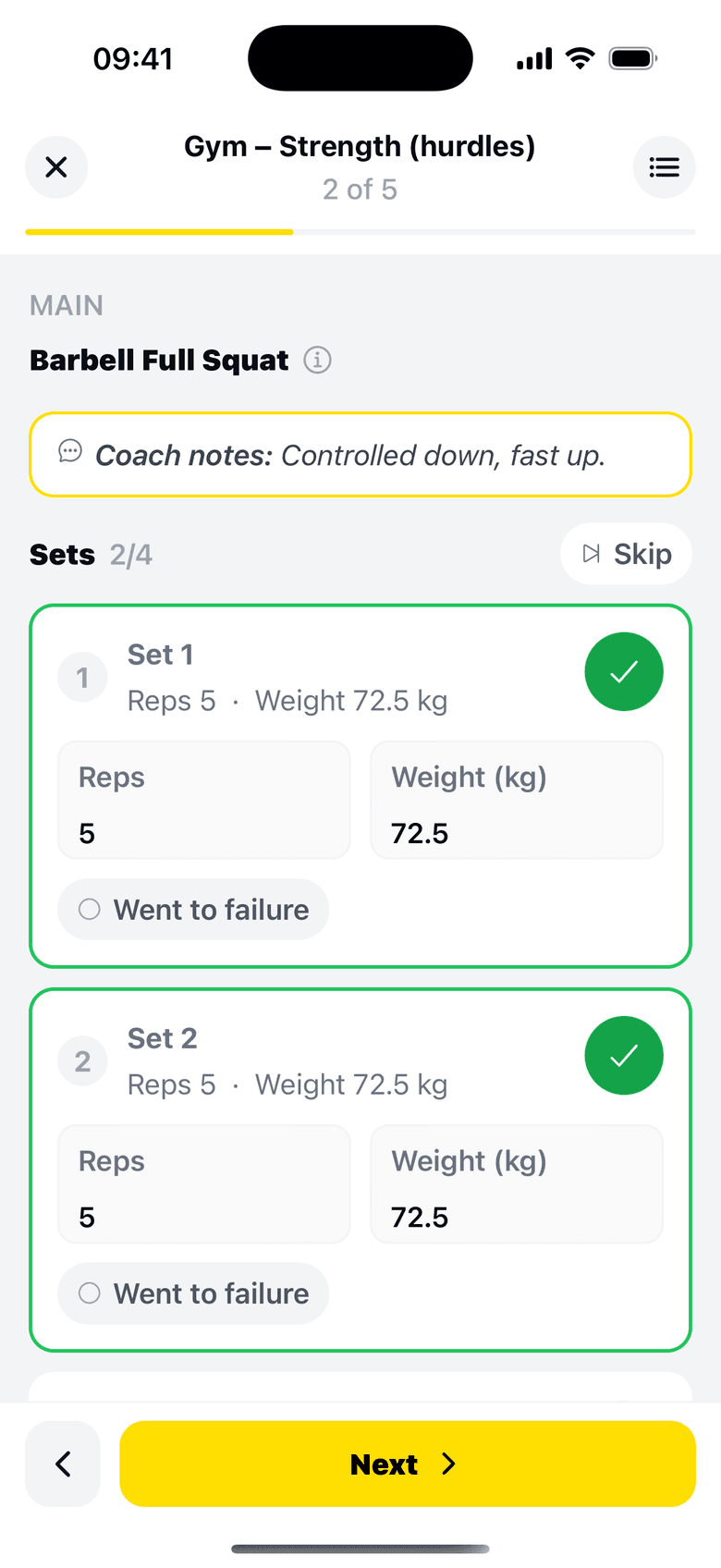 Guided Workouts