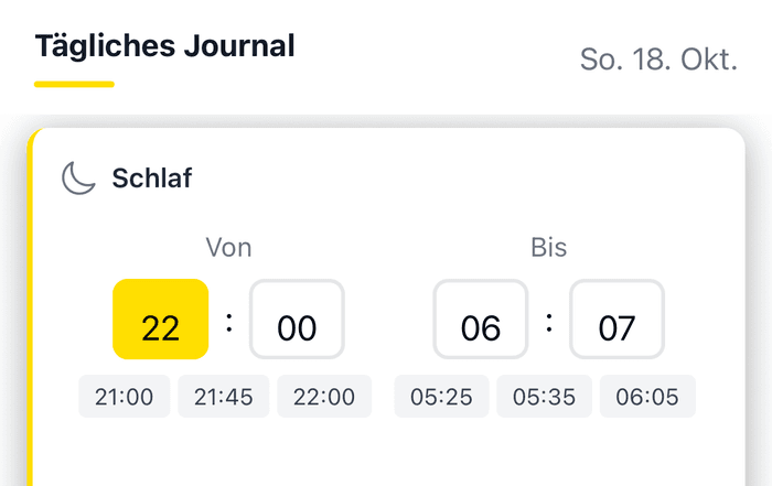 Athlog athlete app screenshot