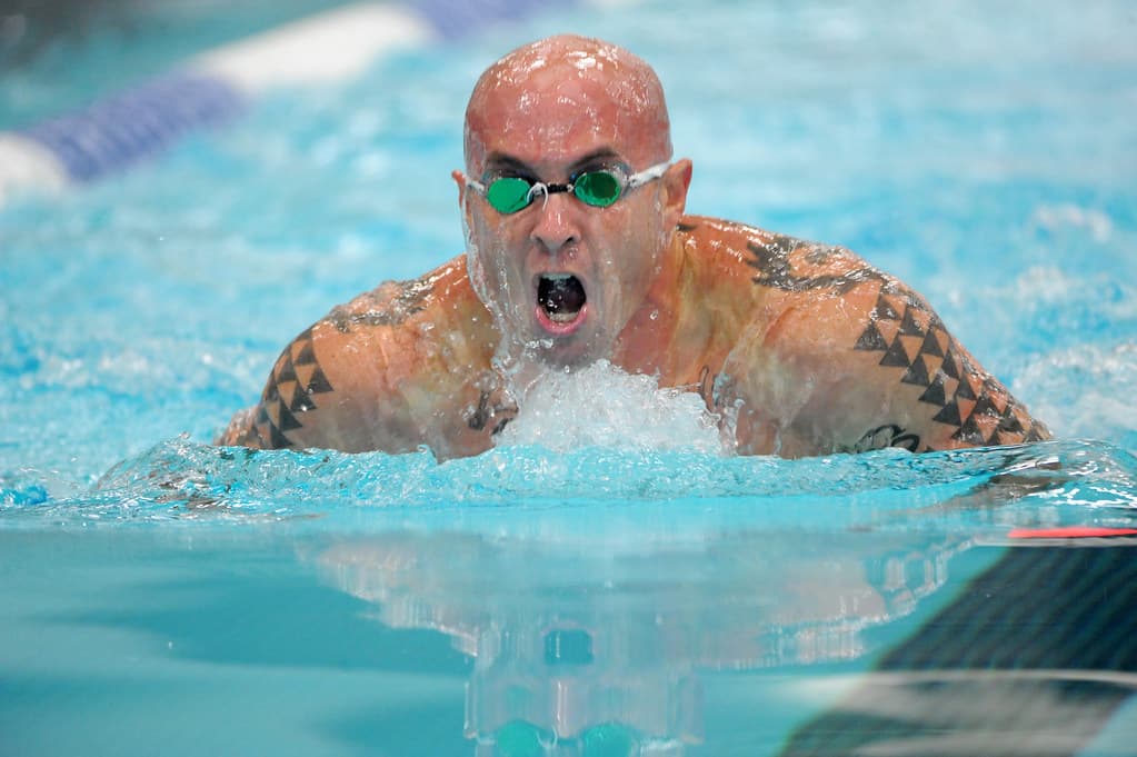 Swimming action shot 3