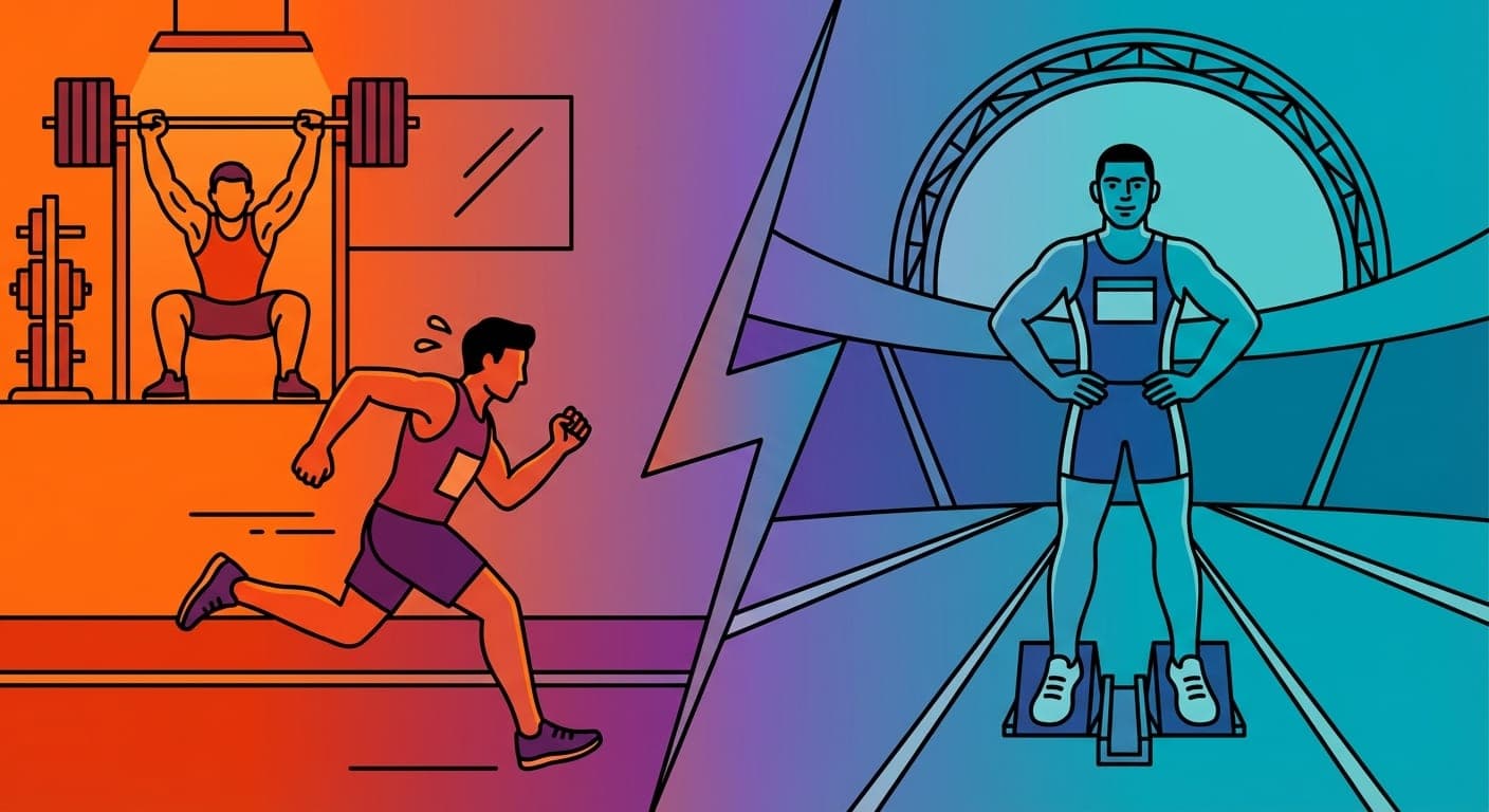 Leichtathletik-Trainer plant die Trainingsbelastung über die Wettkampfsaison